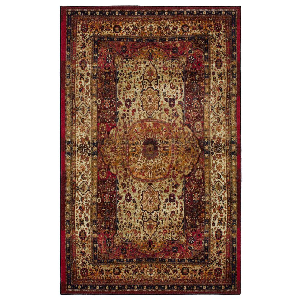 Karastan Antiquity Shiraz ZS002-A400 2'6" x 10' Red Runner, , large