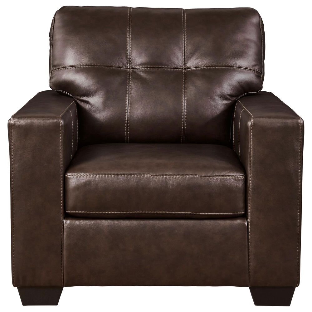 Ashley Santorine 4-Piece Stationary Living Room Set in Dark Brown, , large