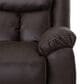 Moore Furniture Warner Manual Rocker Recliner in Duvell Coffee, , large