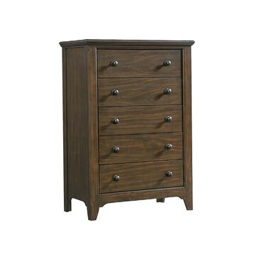 Hawthorne Furniture Tahoe 5 Drawer Chest in River Rock, , large