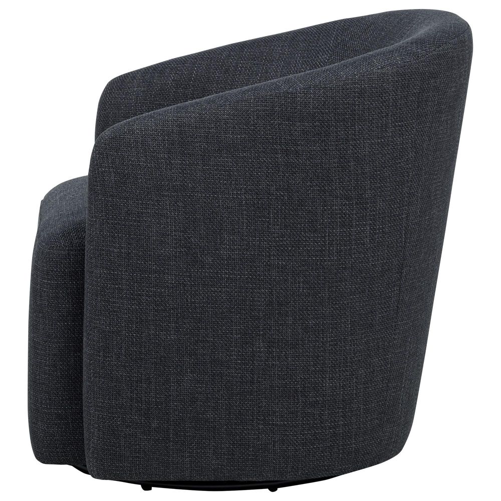 Coaster Mossbrook Swivel Accent Chair in Anthracite, , large