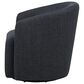 Coaster Mossbrook Swivel Accent Chair in Anthracite, , large