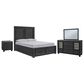 Millenium Foyland 4-Piece Queen Bedroom Set in Black and Brown, , large