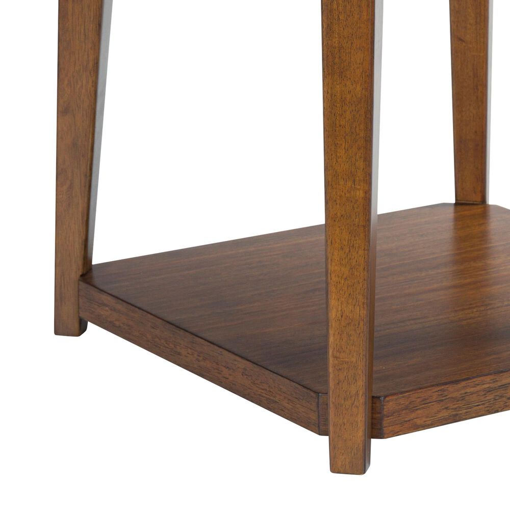 Ashley Trenmour Square End Table in Medium Brown, , large