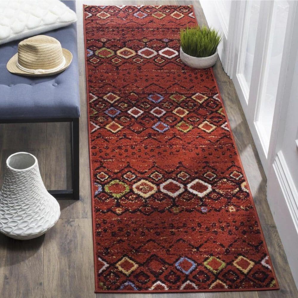 Safavieh Amsterdam AMS108D 2&#39;3&quot; x 14&#39; Terracotta Runner, , large