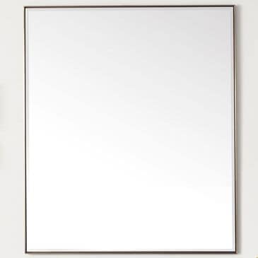 James Martin Vanities Rohe 36" Rectangular Mirror in Champagne Brass, , large