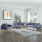 HOMLUX Sofa and Loveseat Set with USB Ports, Pillows and Storage in Dark Gray, , large