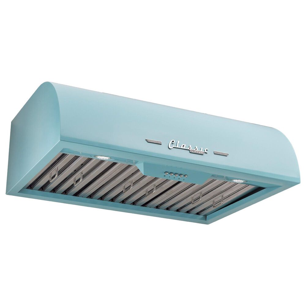 Unique Appliances Classic Retro 30" Under Cabinet Range Hood in Ocean Mist Turquoise, , large