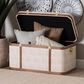 Baxton Studio Brenner Storage Trunk in Beige, , large