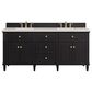 James Martin Vanities Lorelai 72" Double Vanity in Black Onyx with 3 cm Lime Delight Quartz Top, , large