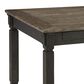 Ashley Tyler Creek 3-Drawer Dining Table in Antique Black and Weathered Oak - Table Only, , large