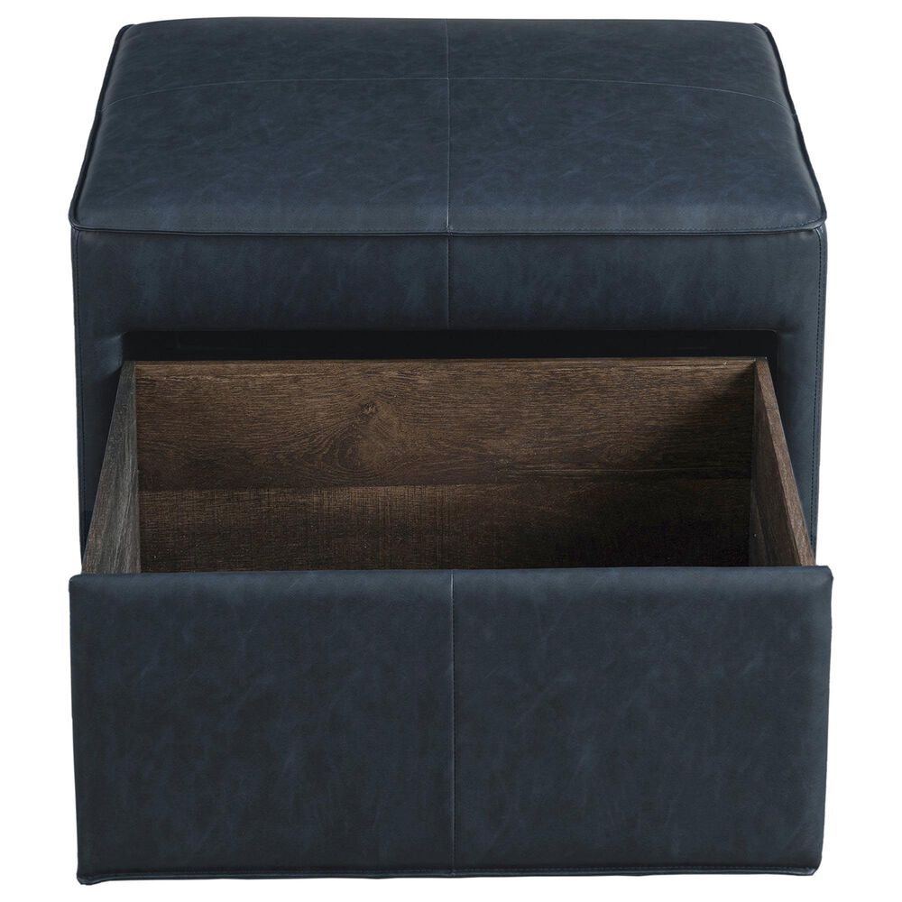 Lifestyle Solutions Hailey Storage Ottoman in Navy, , large