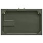 37B Isadore 30" Single Bathroom Vanity Cabinet in Deep Olive Green and White Composite Stone Top and Backsplash, , large