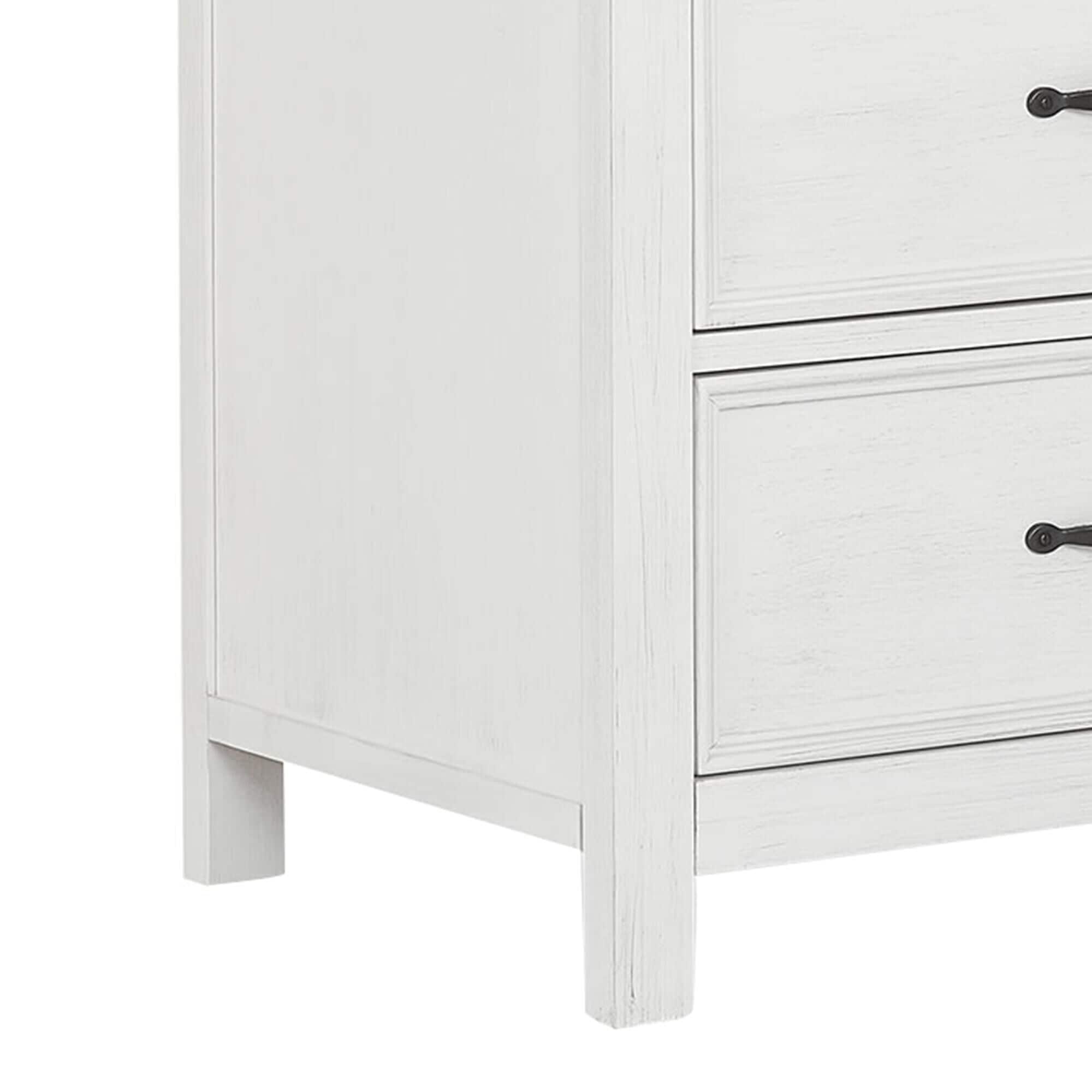 Belmar store white dresser