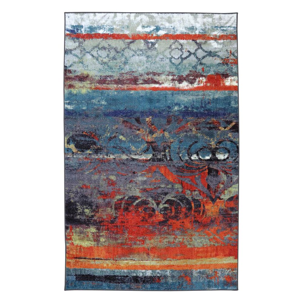 Mohawk Strata Eroded Color 5' x 8' Multi Area Rug, , large