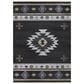 Dalyn Rug Company Phoenix PH4 2"3" x 7"6" Black Indoor/Outdoor Runner, , large