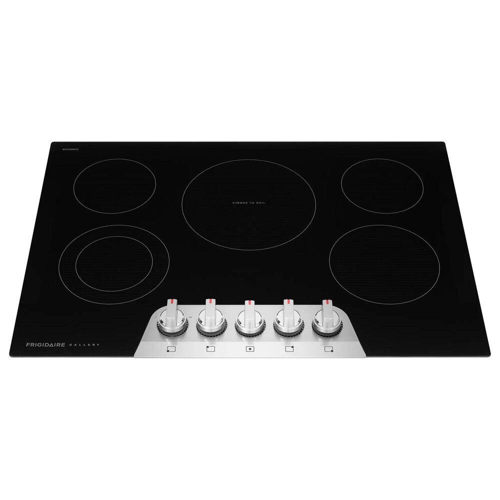 Frigidaire Gallery 30" Electric Cooktop with 5 Element in Stainless Steel and Black, , large