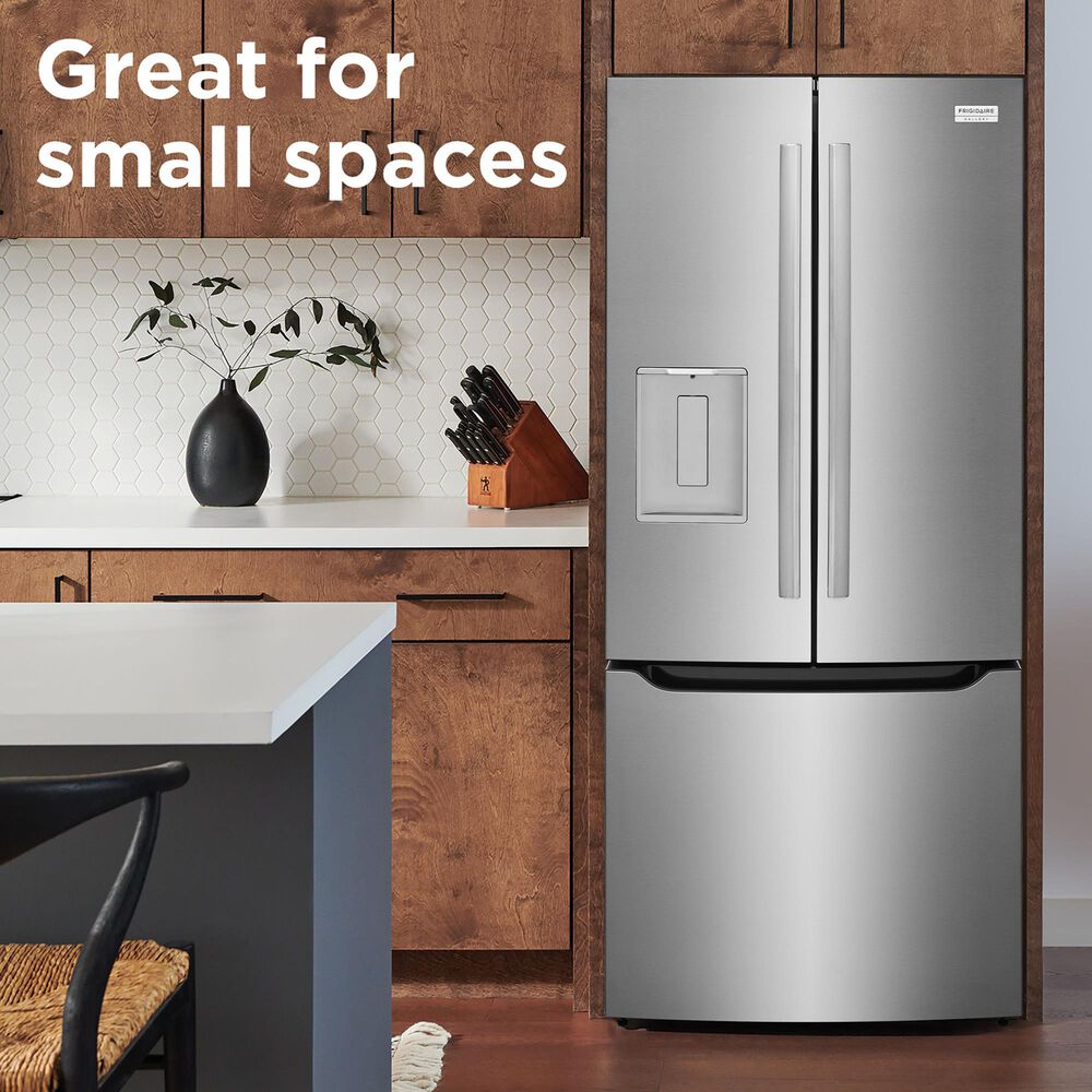 Frigidaire Gallery 20 Cu. Ft. Standard-Depth French Door Refrigerator in Stainless Steel, , large