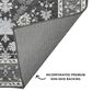 Dalyn Rug Company Hatay 10" x 14" Charcoal Area Rug, , large