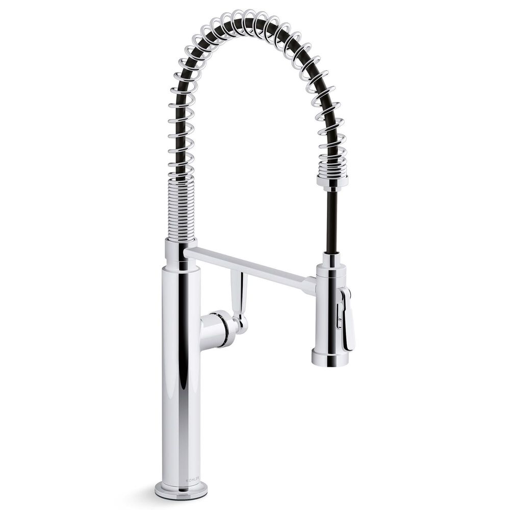 Kohler Edalyn Semi-Professional Kitchen Sink Faucet in Polished Chrome, , large
