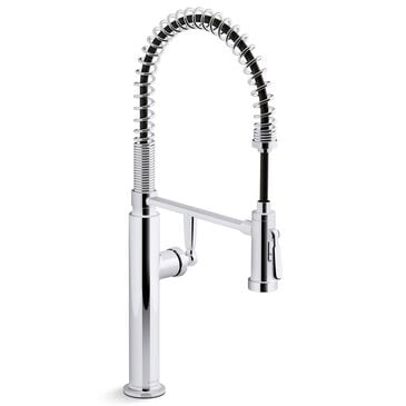 Kohler Edalyn Semi-Professional Kitchen Sink Faucet in Polished Chrome, , large