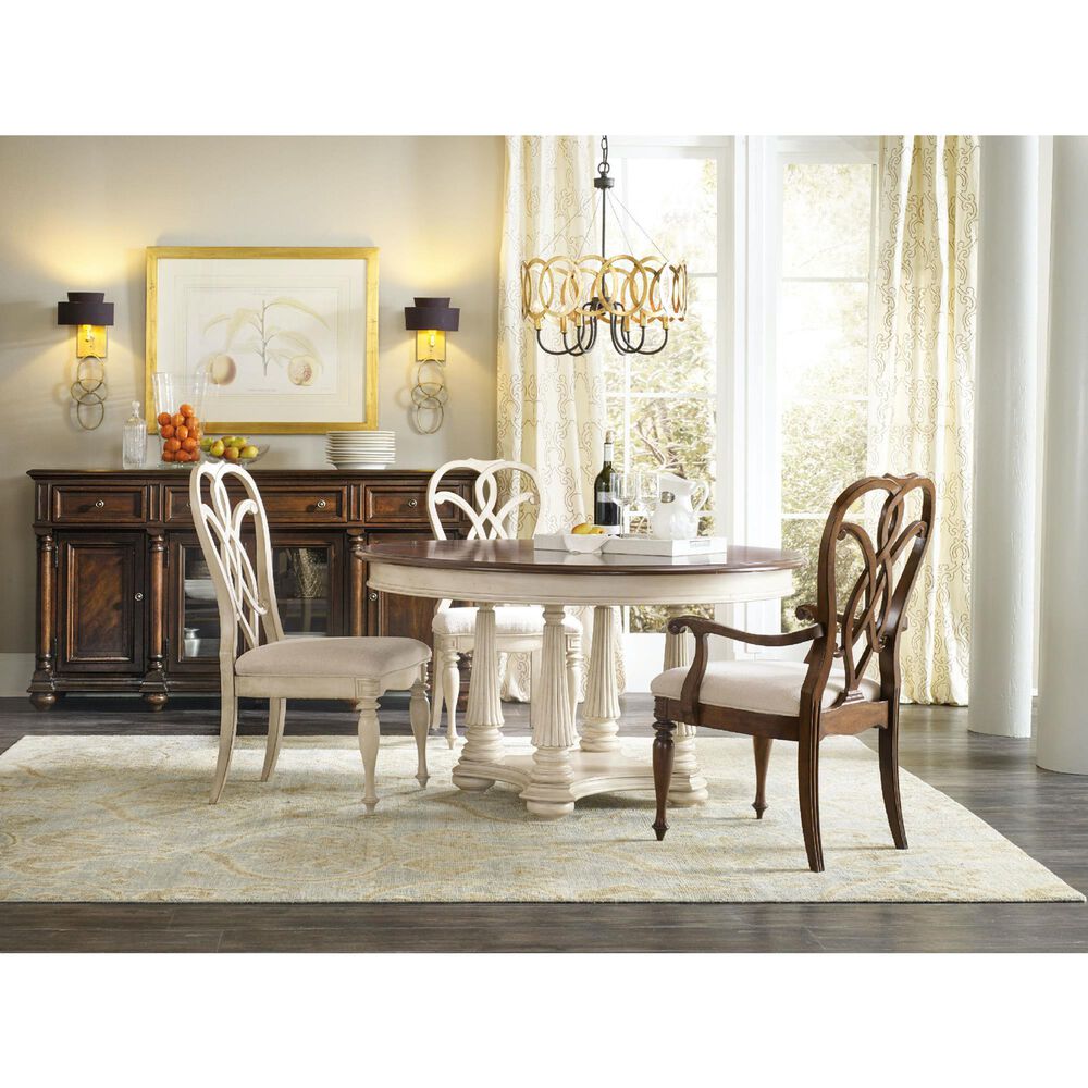 Hooker Furniture Leesburg Arm Chair in Mahogany &#40;Set of 2&#41;, , large