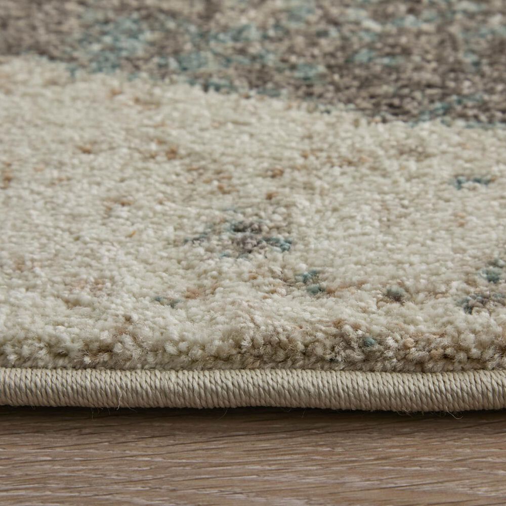 Feizy Eden Geometric Ivory and Multicolor 12&#39; x 15&#39; Area Rug, , large