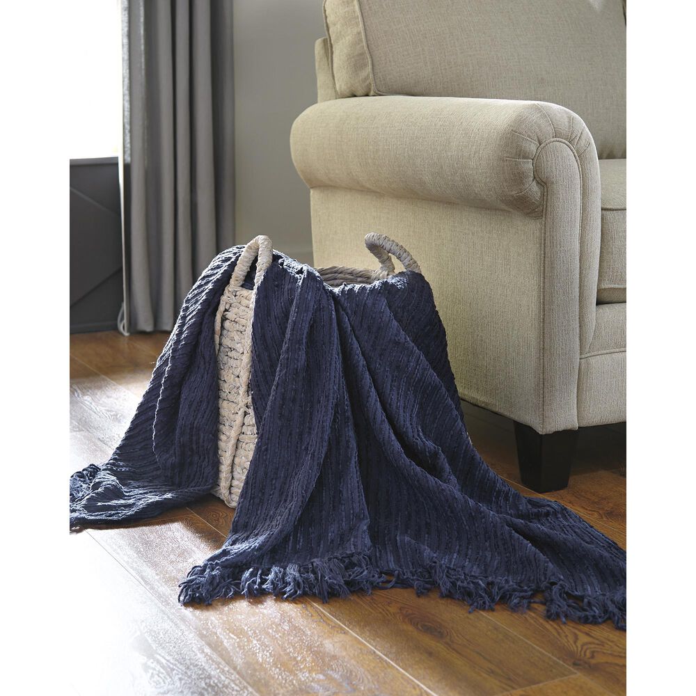 Signature Design by Ashley Noland Throw in Navy, , large