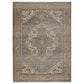 Jaipur En Blanc Venn 7"10" x 10"10" Vaporous Gray, Vapor Blue, Gargoyle, String and Lark Area Rug, , large