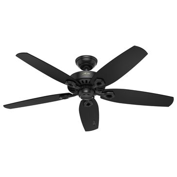 Hunter Builder 52" Outdoor Ceiling Fan in Matte Black, , large