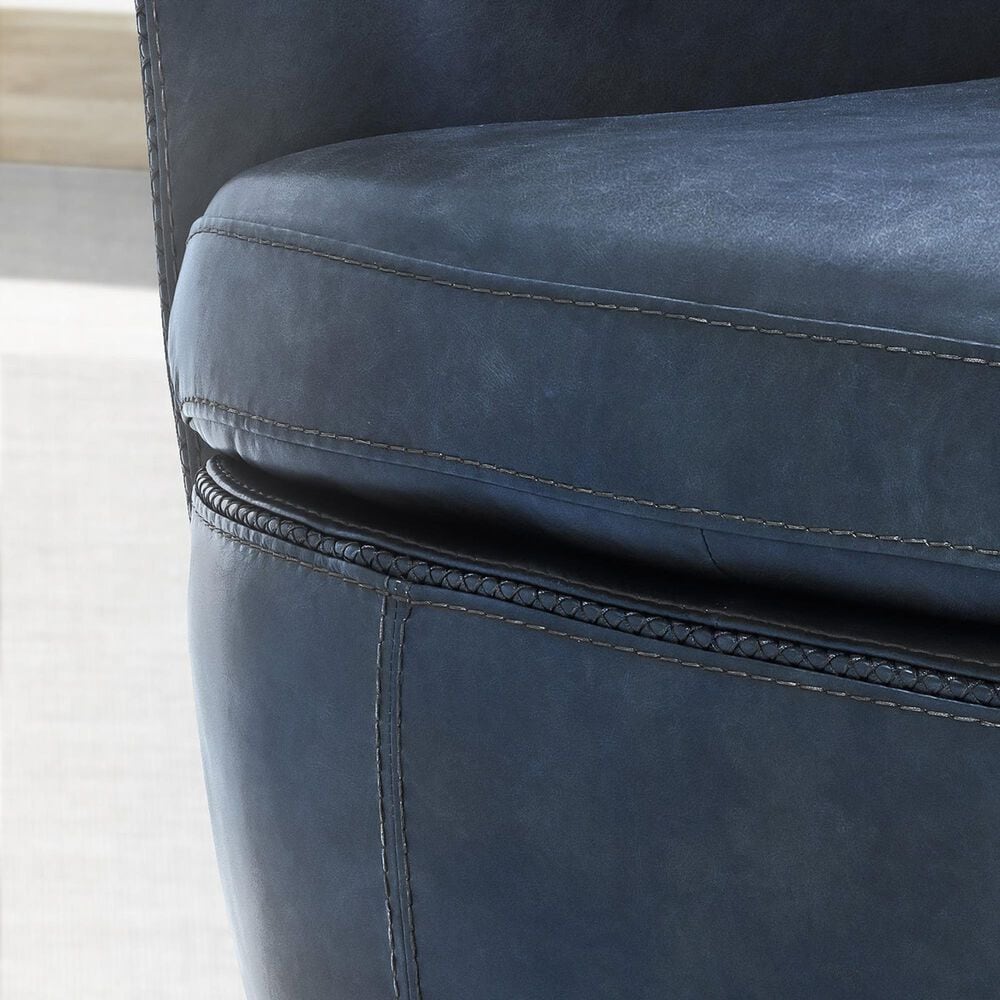 Parker House Barolo Swivel Chair in Vintage Navy (Set of 2), , large