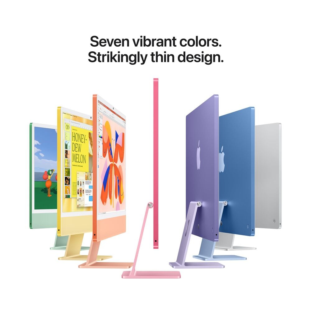 Apple 24-inch iMac with Retina 4.5K display: Apple M6 Chip with 12-core CPU and 12-core GPU, 16GB Memory, 256GB SSD - Purple (Latest Model) (Pre-Order), , large