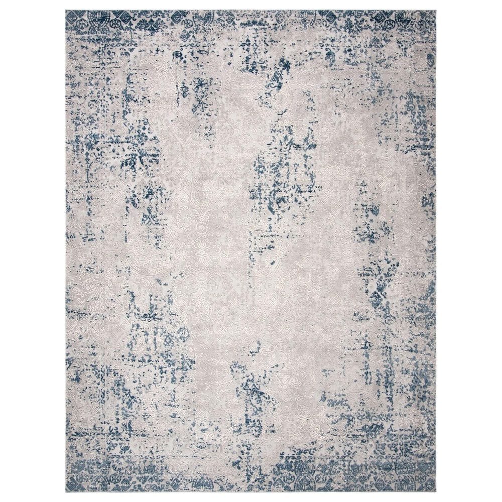 Safavieh Invista INV465F 8" x 10" Grey and Ivory Area Rug, , large