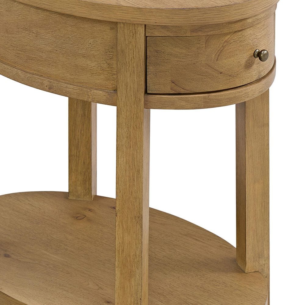 Forma &amp; Co BoHo Chairside Table in Prairie Oak, , large