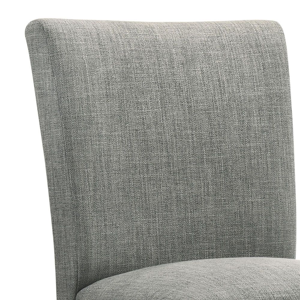 Coaster Paxton Counter Chair with Grey Upholstery in Warm Brown, , large