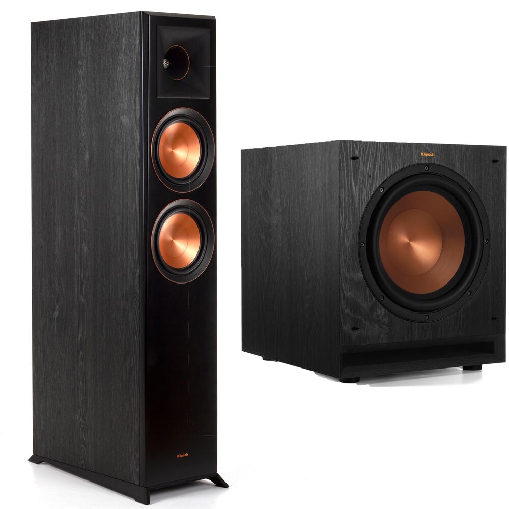 Klipsch 2 Floorstanding Tower Speaker With Subwoofer Bundle In Ebony Nebraska Furniture Mart One of the best selling klipsch speakers of all time was the forte ii. klipsch 2 floorstanding tower speaker with subwoofer bundle in ebony nfm