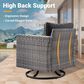 HOMLUX 7 Piece Outdoor Patio Set in Orange, , large
