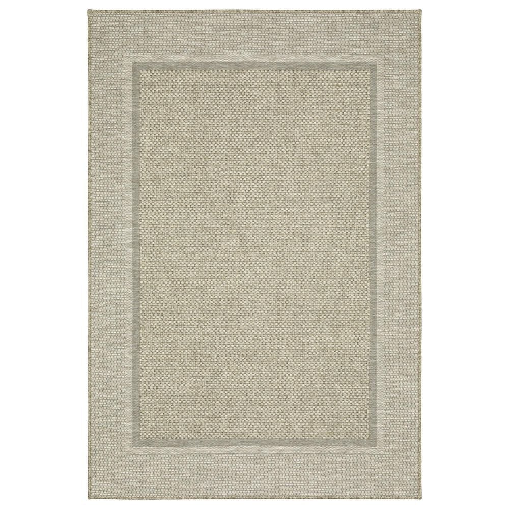 Oriental Weavers Tortuga TR06A 6"7" x 9"2" Beige and Black Area Rug, , large