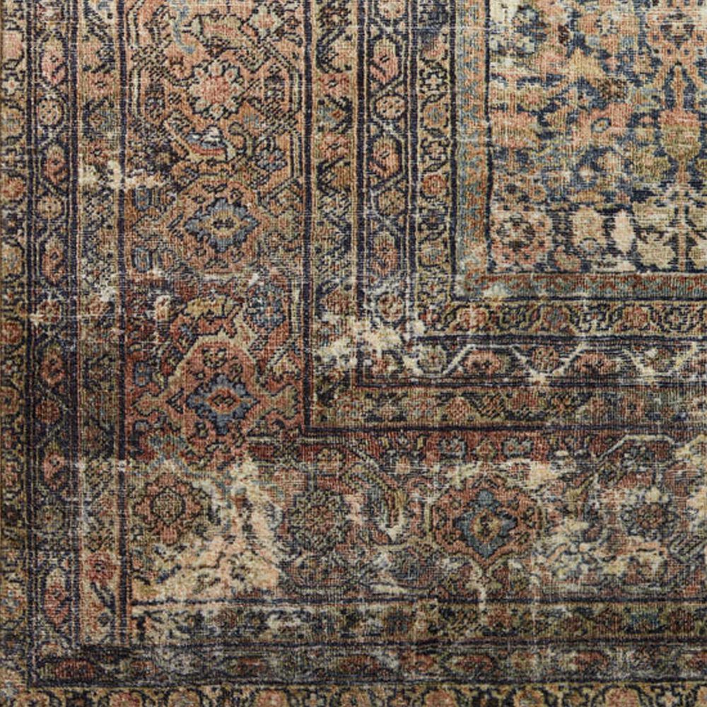 Amber Lewis x Loloi Morgan 2&#39;3&quot; x 7&#39;6&quot; Denim and Multicolor Runner, , large