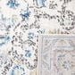 Safavieh Madison MAD603K 10" x 14" Turquoise and Ivory Area Rug, , large