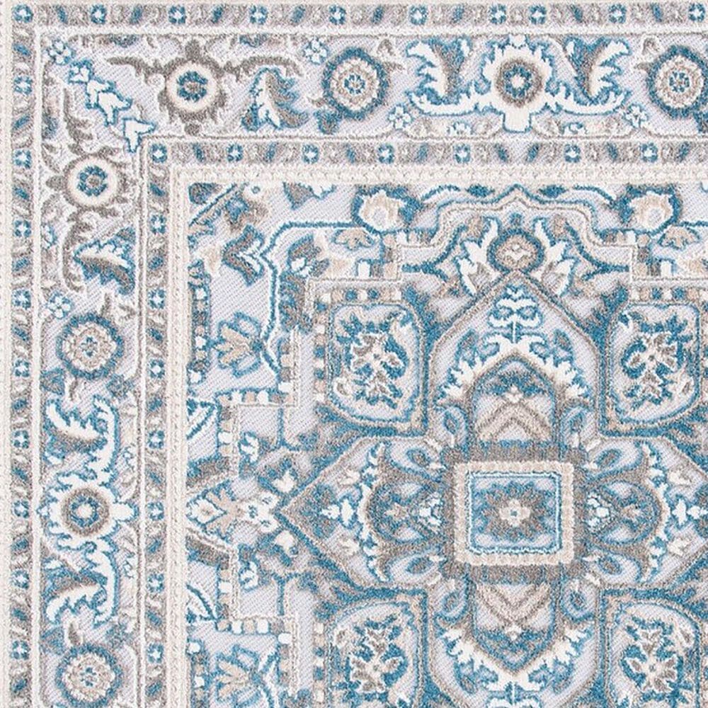 Safavieh Cabana CBN680N 9&#39; x 12&#39; Navy and Grey Indoor/Outdoor Area Performance Rug, , large