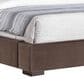 Crystal City Pearson Queen Upholstered Bed in Chocolate, , large