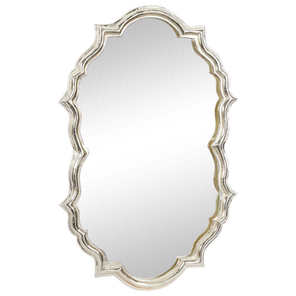 Maple and Jade 25&quot; x 36&quot; Wall Mirror in Polished Gold, , large