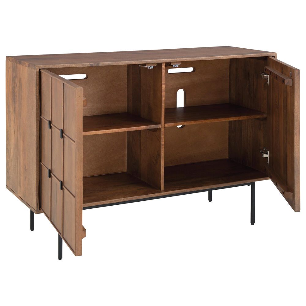 Ashley Juddins Accent Cabinet in Medium Brown, , large