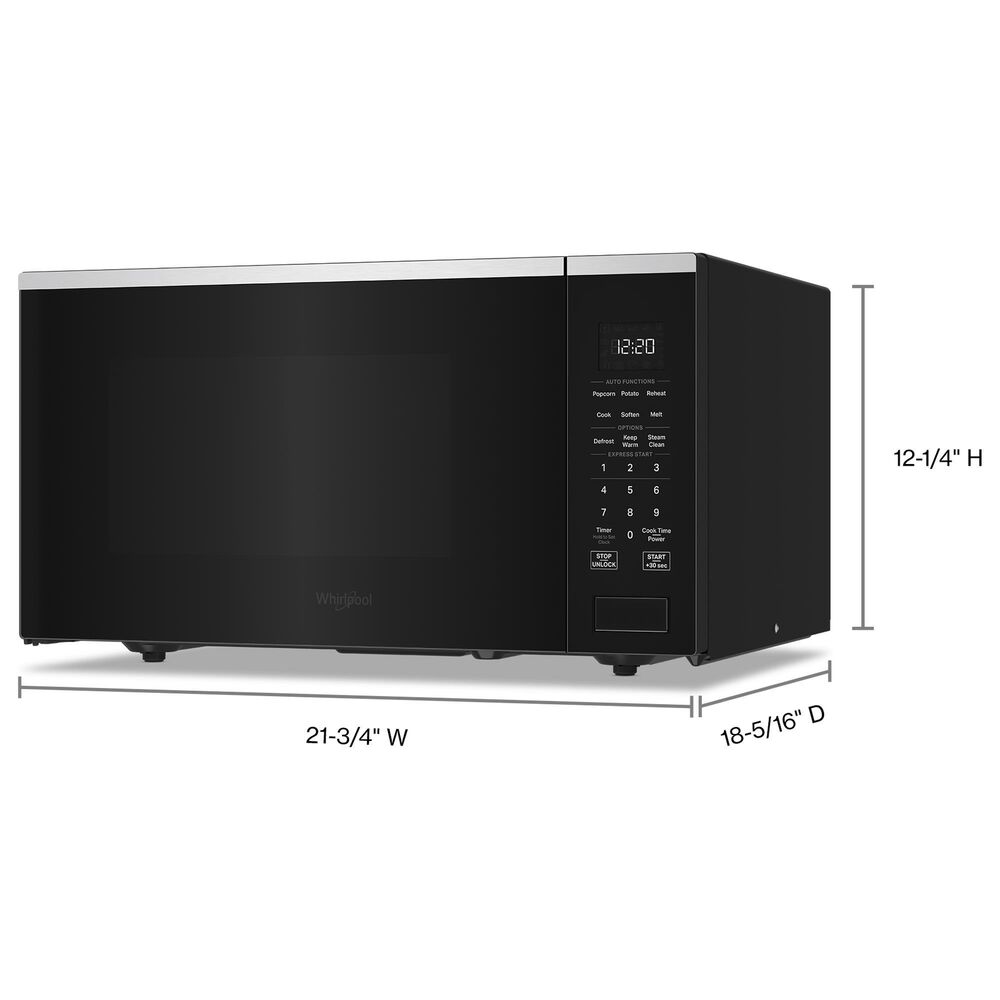 Whirlpool 1.6 Cu. Ft. Sensor Cooking Microwave in Stainless Steel, , large