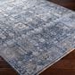 Surya Cardiff Blue, Deep Teal, Medium Gray, Light Gray, Camel and Charcoal 12" x 15" Area Rug, , large