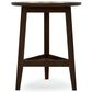 Stickley Furniture Hudson Valley Round Side Table in Dark Roast, Walnut, Natural and Black, , large