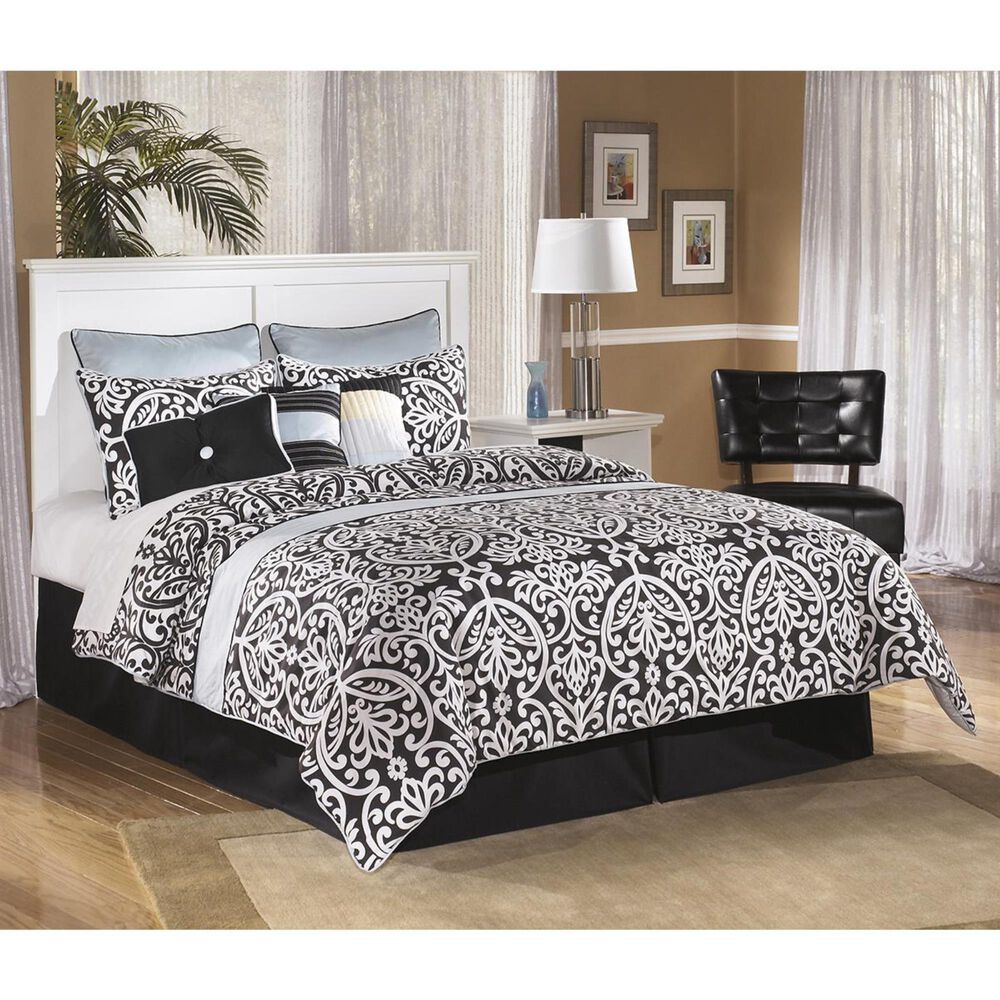 Signature Design by Ashley Bostwick Shoals Queen Headboard in White, , large