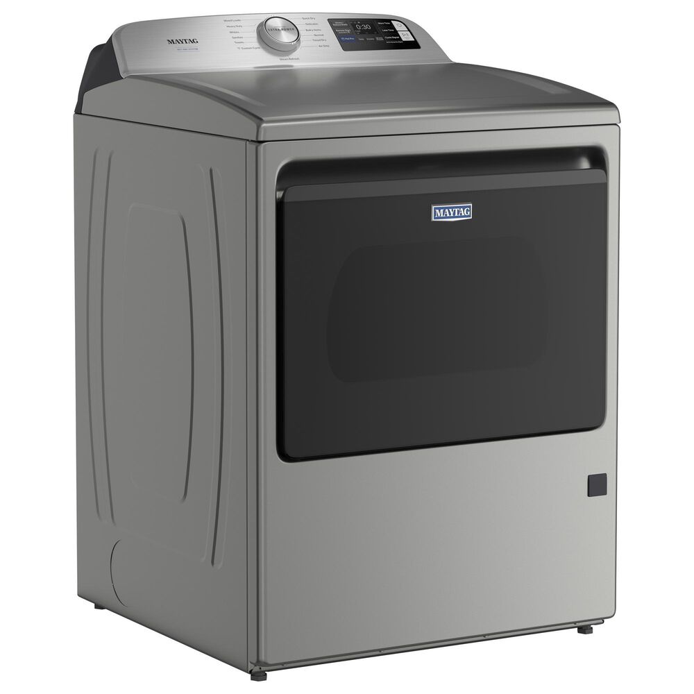 Maytag 7.4 Cu. Ft. Gas Smart Top Load Dryer with Pet Pro Option in Classic Silver, , large