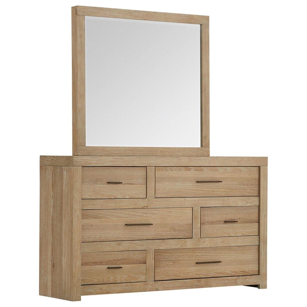 Riva Ridge Modern Loft 5-Piece King Platform Bedroom Set in Khaki, , large